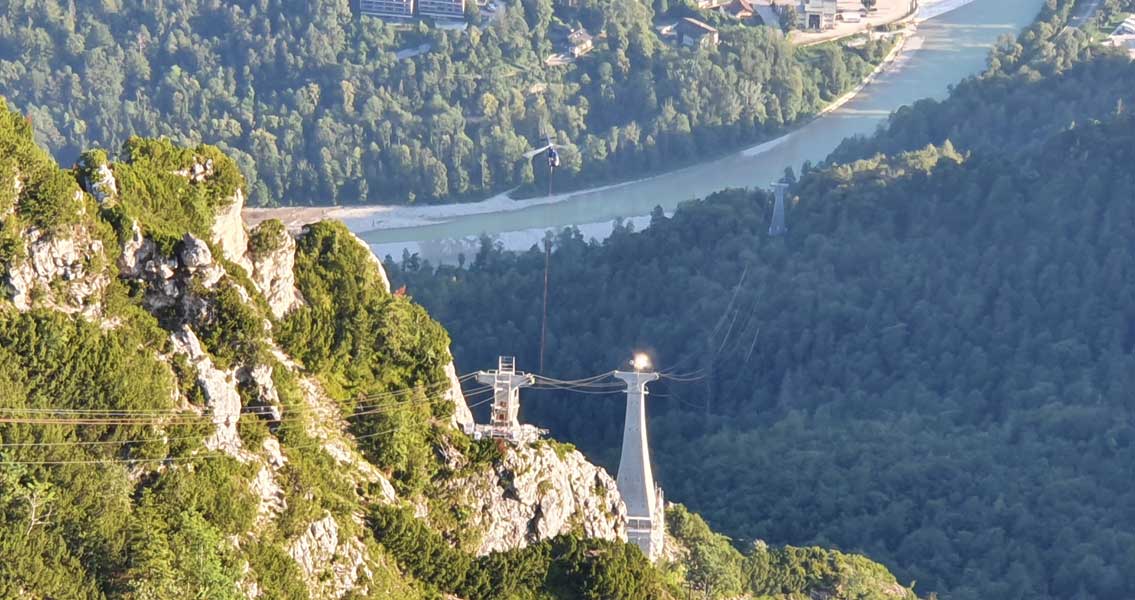 The oldest original large-cabin funicular in the world